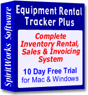 Equipment Rental Tracker Plus