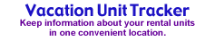 Vacation Unit Tracker
